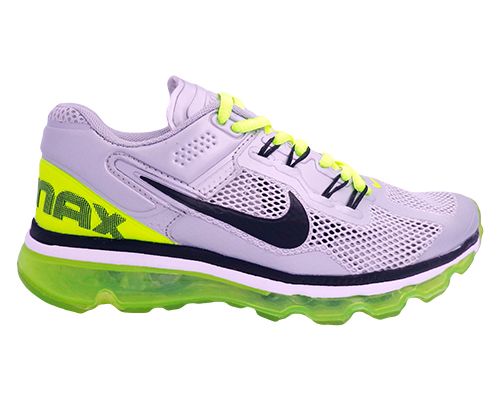 Tênis Nike Air Max 2013 Prata e Verde Limão /tamanho 40