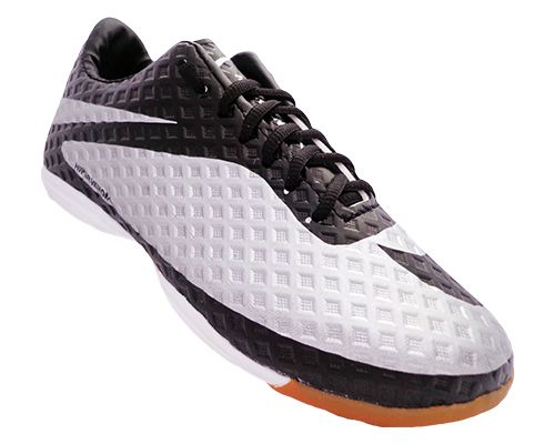 Tênis Futsal Nike Hypervenom Prata e Preto /tamanho 37 ao 43