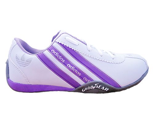 Tênis Adidas Goodyear Branco e Lilás /tamanho 35 ao 38