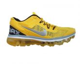 Tênis Nike Air Max 2013 Amarelo e Prata MOD:10770/tamanho 39